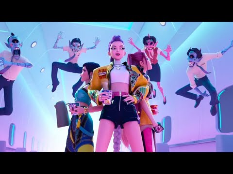 Кадр из фильма «Кейпоп-охотницы на демонов»