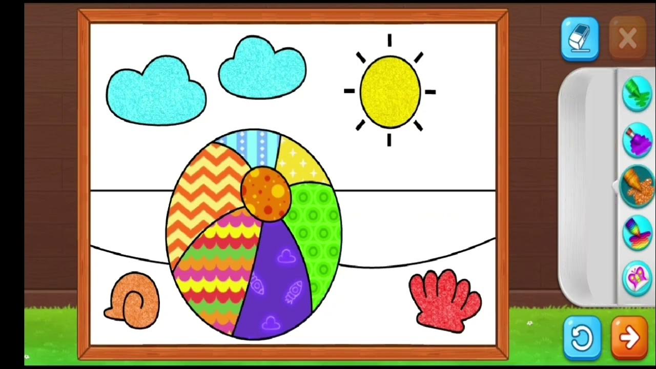Coloring Games Color & Paint by RV Appstudios // Beach Ball YouTube