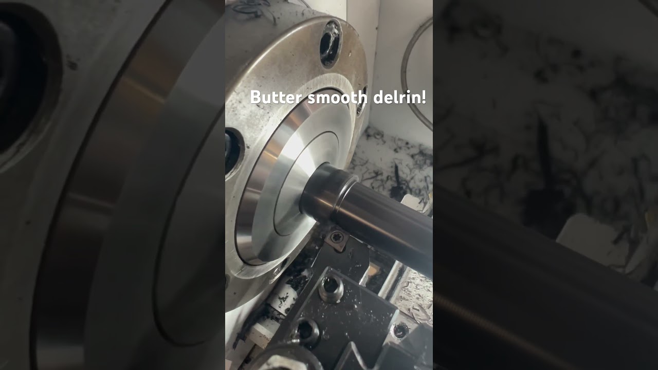 Satisfying machining of delrin 