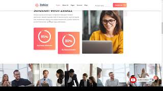 Zebizz - Business Consulting WordPress Theme finance insurance