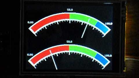 JP 3.2 TFT Color LCD meter function UI test