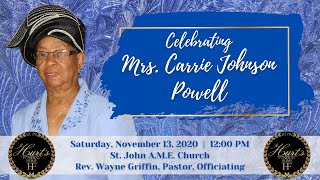 Carrie Johnson Powell: Celebrating a Beautiful Life