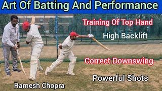 Art Of Batting And Performance Batting Drills For Top Hand And Power In Shots High Backlift Seekhen 