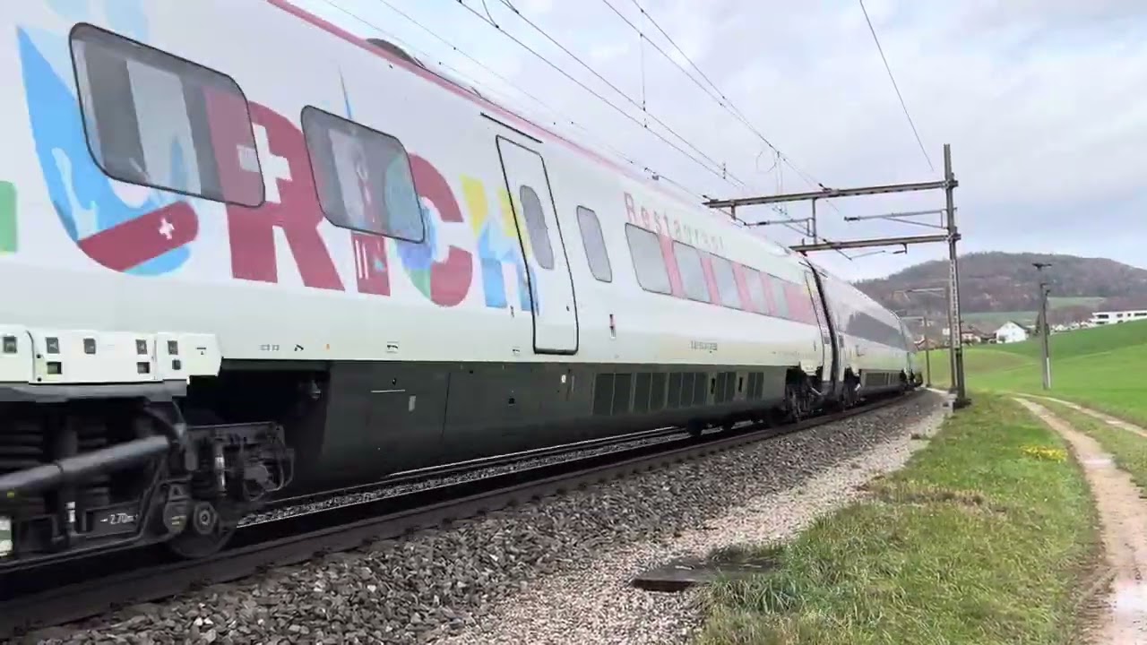 RABe 503 Astoro EC Doppeltraktion in  Tecknau, BL