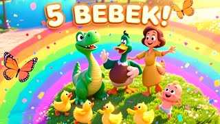 Belajar Suara Binatang – Cow, Duck, Cat, Bird | Baby &amp; Green Dino | FAAZKIDS