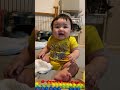 犬に吠えられても1回持ち直したけど、やっぱり泣いちゃった😢/Dog Scares Baby by Barking #Shorts