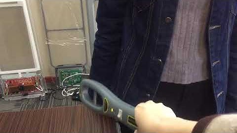 AM (58KHz) and RF (8.2MHz) Plastic Eas Handheld Metal Detector