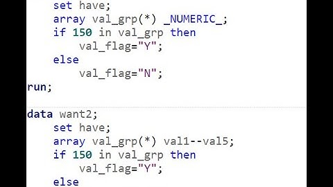 Finding whether a value is present in an observation with very simple code (using SAS arrays)