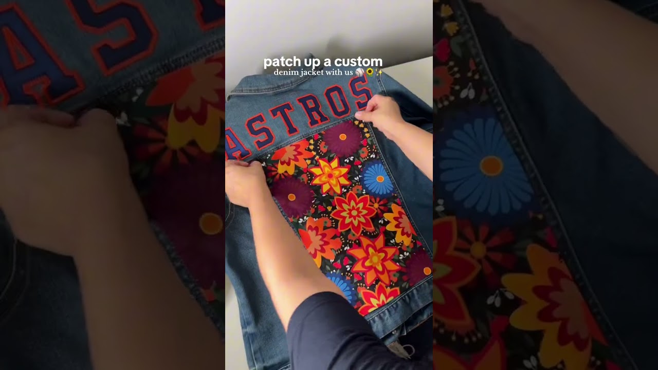 在 YouTube 上觀看「Customize a denim jacket with us using patches and a custom denim jacket back patch 😍🔥⚾️ #patches」 在 YouTube 上觀看「Customize a denim jacket with us using patches and a custom denim jacket back patch 😍🔥⚾️ #patches」