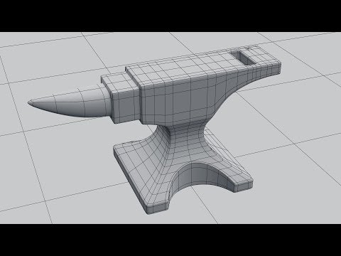 Моделирование наковальни в Blender