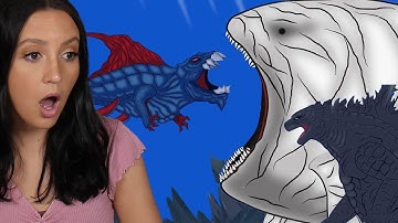 Reacting to BLOOP vs. GENITOR vs. GODZILLA!! (Insane Battle)!!