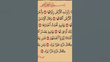 سورة الزلزلة الشيخ سعد الغامدي