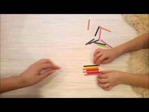 Логические игры со счётными палочками № 1.