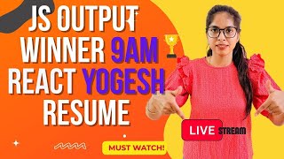 ⚡ Live: React Coding Round + JS DOM Questions | Frontend System Interview 2025