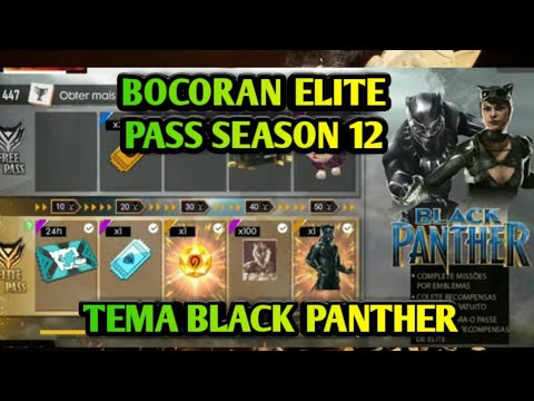 Bocoran Elite Pass Season 12 Free Fire Tema Black Panther