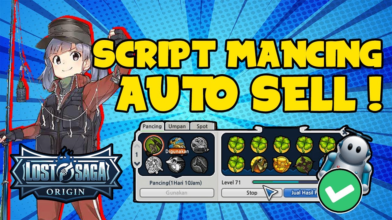 TERBARU!! SCRIPT MANCING AUTO SELL ITEM LOST SAGA ORIGIN 2022!!!
