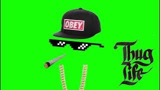 Thug life green screen meme - No copyright