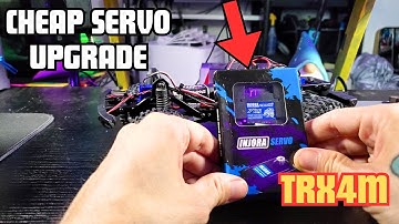 RC Car TRX4M Cheap Servo Upgrade How to Install