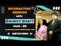 “Right Guidance, Real Success | Gaurvy Bhatt | RJS 2025 Rank 28 | Rahul’s IAS Success Story”