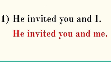 Some Common Mistakes with Pronouns