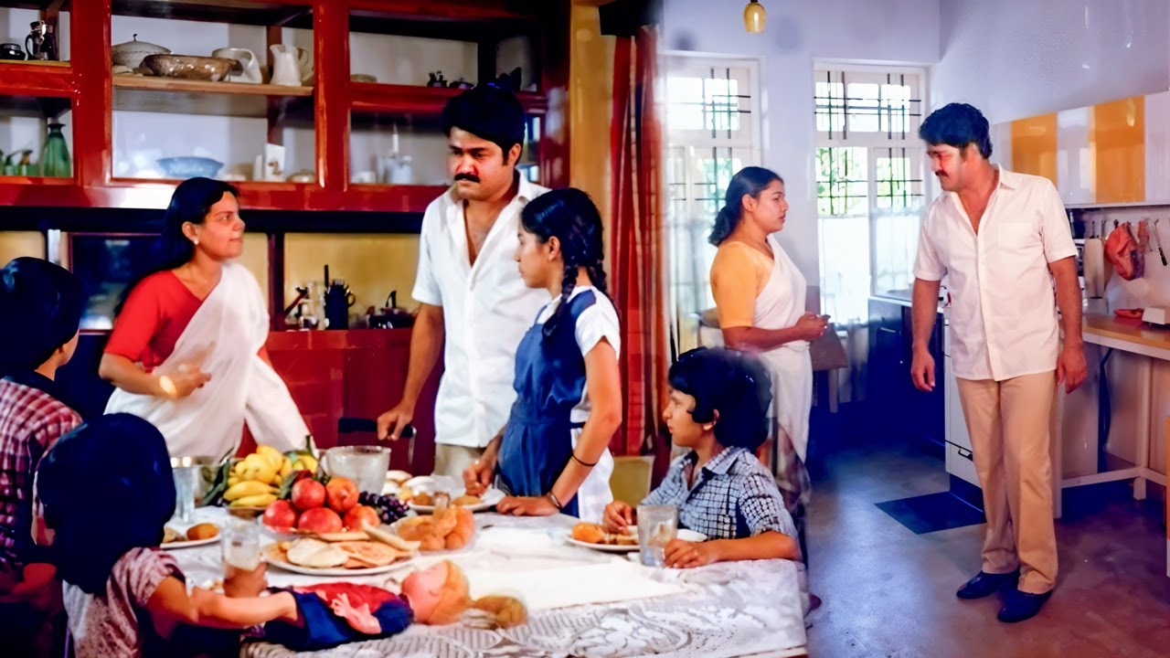 ഈ പിള്ളേരെ ഇവിടെ ഇരുത്തി ആരാണ് ഭക്ഷണം കൊടുത്തത് | Kunjattakilikal | Mohanlal | Shobana