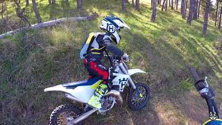 Riding With Kids Around Tbilisi, Georgia On Husqvarna Tc 65, Fx 350 - Video By Husky.ge
