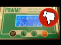 60A PowMr mppt solar charger no good at 10-20A / 28V :-( PWM is better !