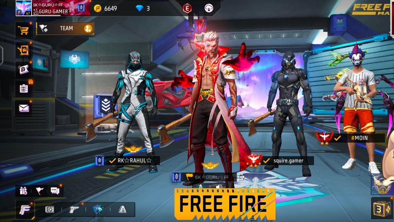 4vs4 br ranked push squad gameplay garena free fire max live match ...