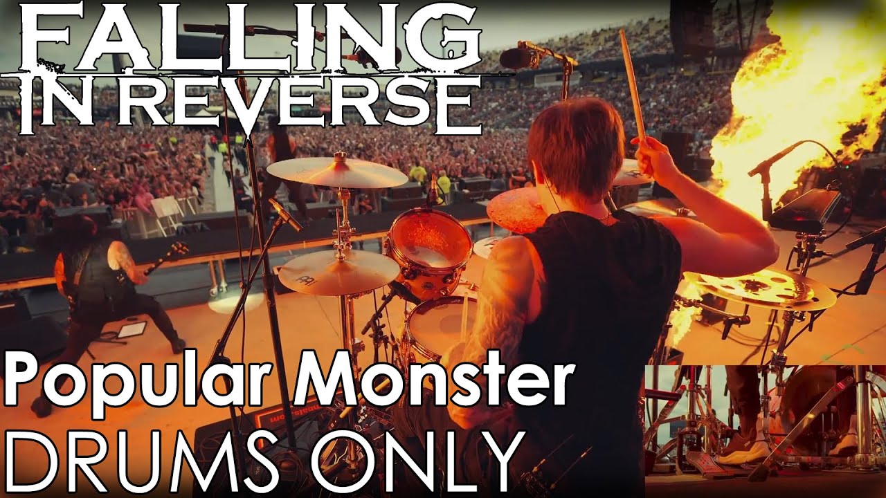 Falling In Reverse (Luke Holland) - Popular Monster [DRUMS ONLY] - YouTube