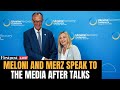 LIVE: Giorgia Meloni and Friedrich Merz Address Press After High-Level Italy-Germany Talks | N18G