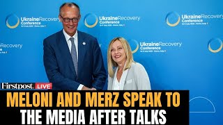 LIVE: Giorgia Meloni and Friedrich Merz Address Press After High-Level Italy-Germany Talks | N18G