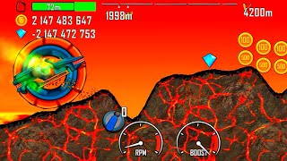 hill climb racing - mutant on volcano 🌋 | android iOS gameplay #664 Mrmai Gaming screenshot 3
