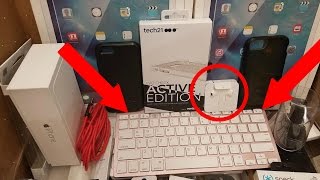 (CHASED BY SECURITY) HUGE APPLE STORE DUMPSTER DIVE HAUL!! Free Apple Products!