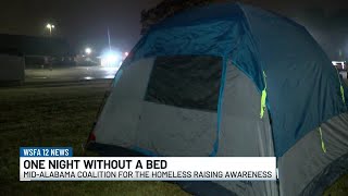 Famous Mid-Alabama Coalition for the Homeless holds "One Night Without a Bed" Wealth