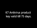 K7 Antivirus Product Key 1000 Working By Ankush YouTube K7 Antivirus Product Key 1000 Working By Ankush YouTube