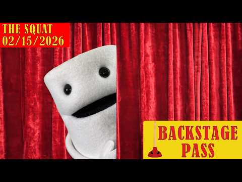 Backstage Pass The Squat 02/15/2026 BEHIND THE SCENES Toiley T. Paper