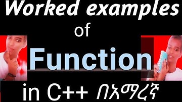 examples of function in C++ programming