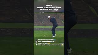 Top4 most unusual shots in golf history #golf #golfswing #golfshorts #golfshot #pgatour