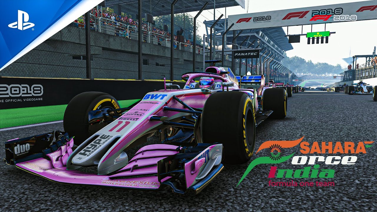F1 18 - Sergio Perez FORCE India VJM11 Brazilian GP | Logitech G29