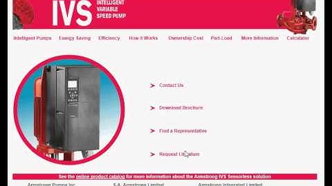 Sensorless Variable Speed Pumping is REAL - Check out the IVS Pump Microsite!