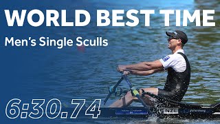 WORLD BEST TIME  Men's Single Sculls