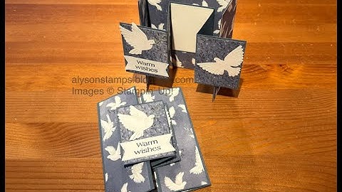 Double Accordion Gate Fold Card Stamping Tutorial Technique Tuesday