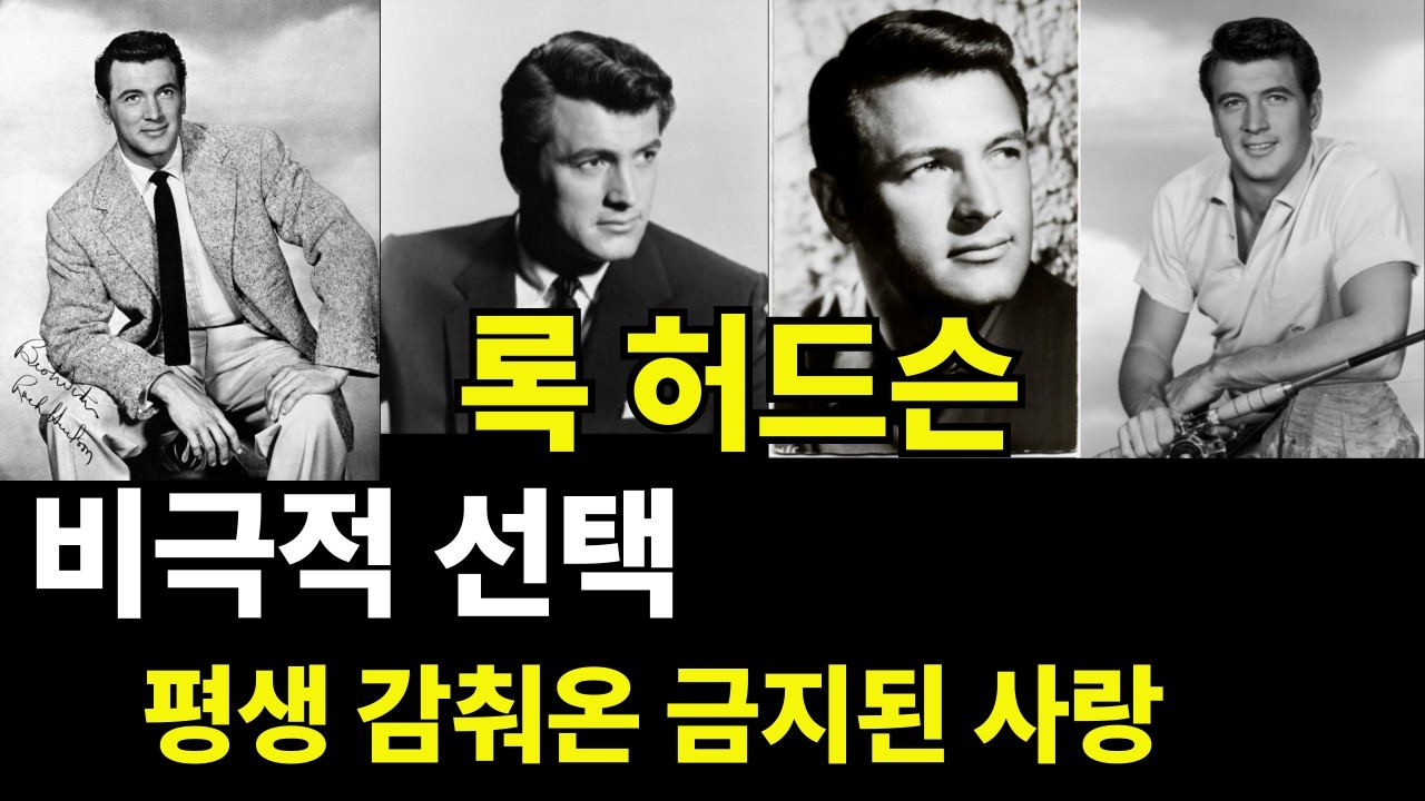 할리우드가 50년간 숨겨온 비밀: 록 허드슨의 두 얼굴의 삶
