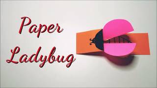 Paper Ladybug - Cách làm con bọ rùa đơn giản cho trẻ