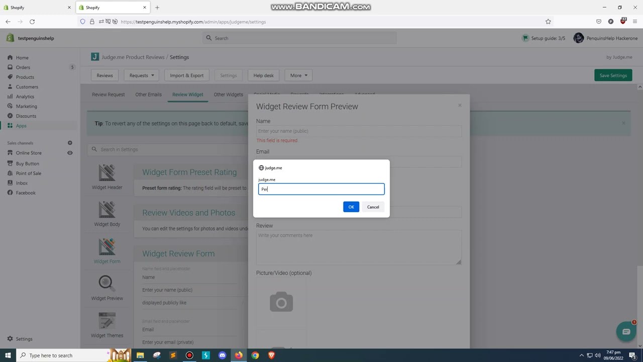 Store XSS on Judge.me Product | POC 2022