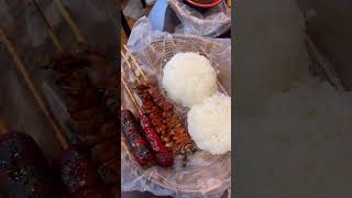 Chicken inasal and bbq 😋 #food