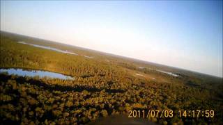 Famous Minocqua, WI. Flying the Radian out over the lake 2 Wealth