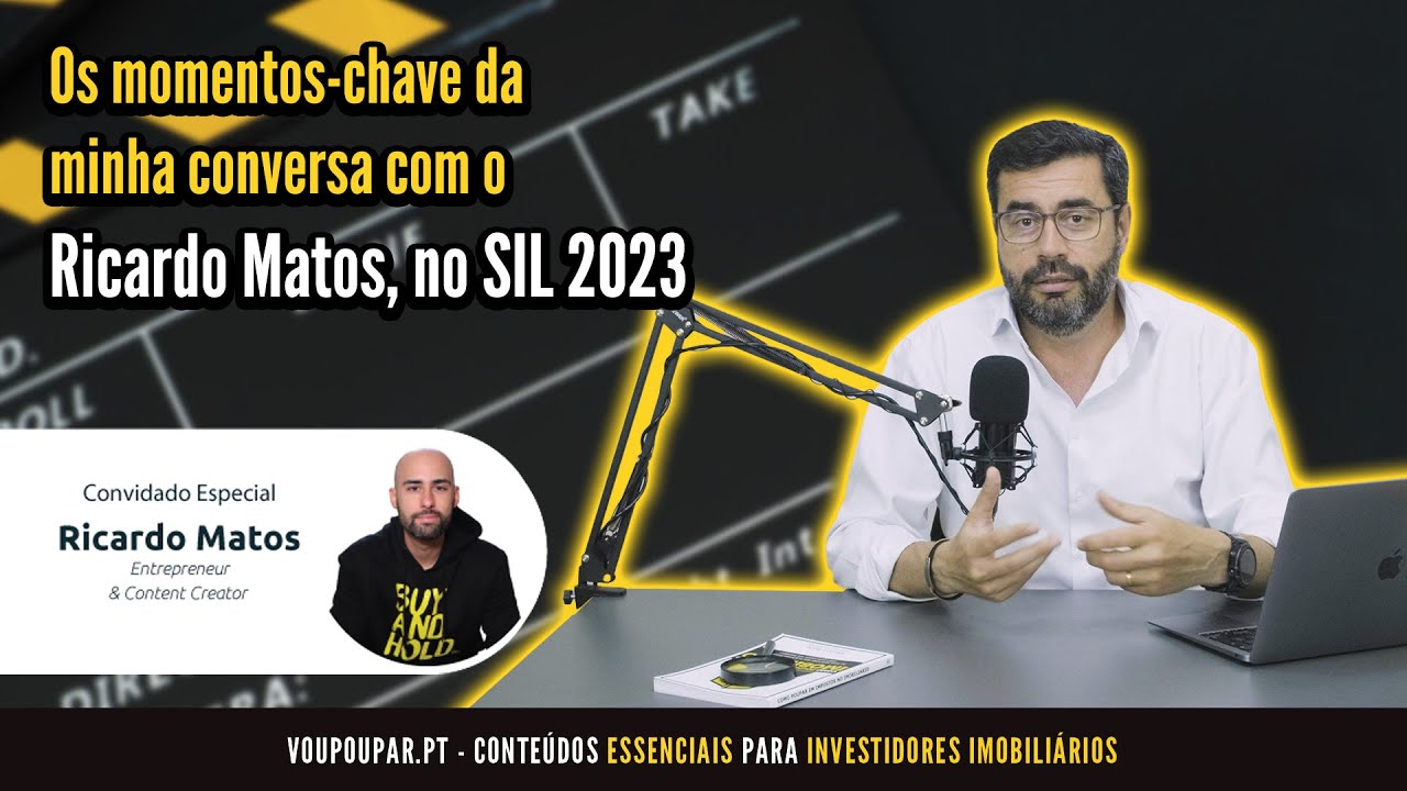 Os momentos-chave da minha conversa com o Ricardo Matos, no SIL 2023