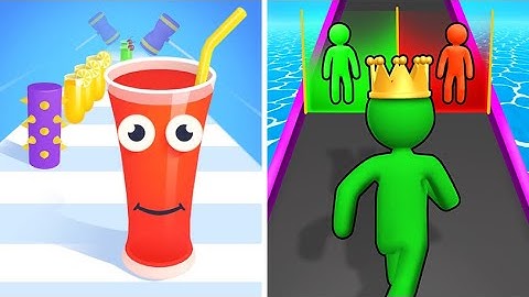 Giant Rush Vs Juice Run 🔵🧿Tiktok All Big Max Levels Walkthrough Android iOS Gameplay