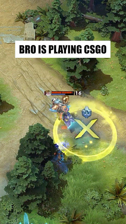 He's Playing a Different Game! 😂 #Dota2